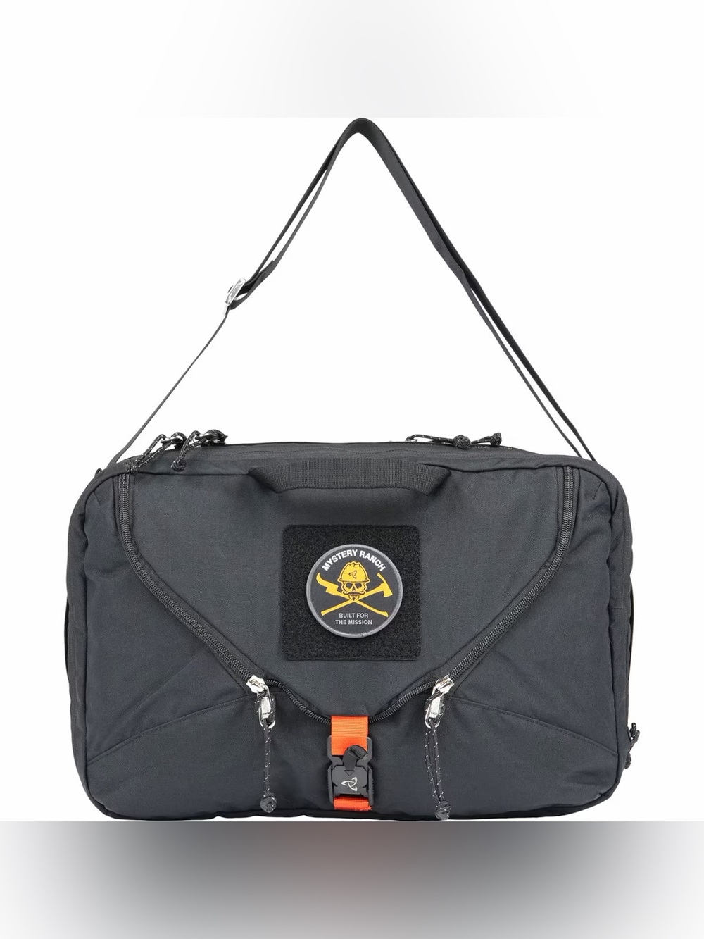 Mystery Ranch 3 Way 18 Expandable Briefcase Backpack Messenger Wildfire Black